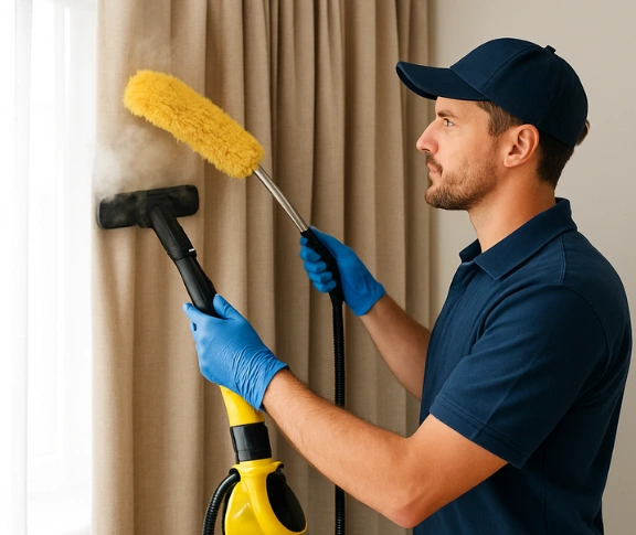 Trusted blind cleaning technician Matty Curtain Cleaning lalor-park-nsw QLD